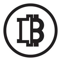 bitcoin logo vector