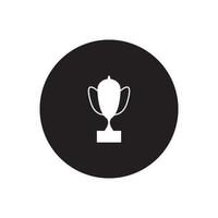 Trophy cup vector icon