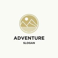 Adventure logo icon design template vector