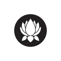 Beauty Vector lotus flowers design logo Template icon