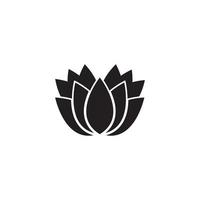 Beauty Vector lotus flowers design logo Template icon