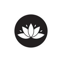 Beauty Vector lotus flowers design logo Template icon