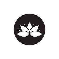 Beauty Vector lotus flowers design logo Template icon