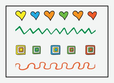 Vector simple pattern