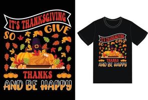 Funny Thanksgiving T Shirt Design vector