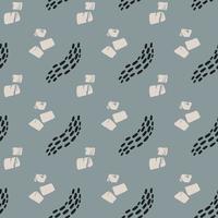 Naive abstract pattern shape dot. Baby Shower Scandinavian pastel wallpaper. Textile fabric design for kids. Flat bohemian vector neutral background paper