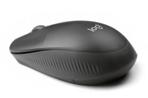 KHARKIV, UKRAINE - MARCH 5, 2022 Logitech wireless mouse on white background. Logitech is a Swiss multinational manufacturer of computer peripherals photo
