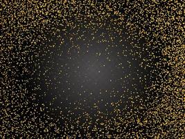 Gold glitter particles isolate on png or transparent  background with sparkling  snow and star light. Graphic resources for Christmas, New Year, Birthdays and luxury card. Vector illustration photo