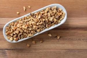 Chopped Walnuts in a Bowl photo