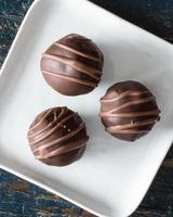 Homemade Chocolate Cookie Dough Truffles photo