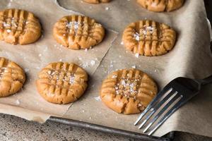 Peanut Butter Cookie Batter Ready to Bake photo