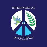 International Day Of Peace vector