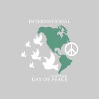 International Day Of Peace vector