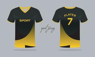 Sports jersey and t-shirt template sports jersey design. Sports design for football  racing  gaming vector