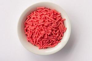 Red Sprinkles in a Bowl photo