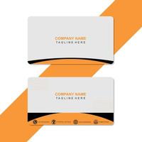 Business card template corporate brand identity design Vector