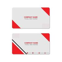 Business card template corporate brand identity design Vector