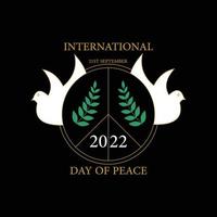 Dia Internacional de la Paz vector