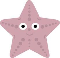 Hand drawn style ocean Starfish vector