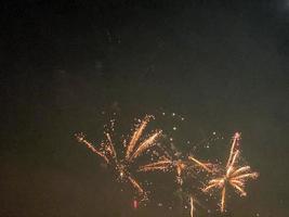 A view of a Fireworks Display at Alderford Lake in Whitchurch photo