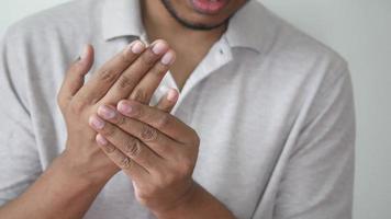 Mens massages pijnlijk hand- video