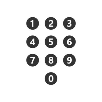 Number Icons Vector Art, Icons, and Graphics for Free Download