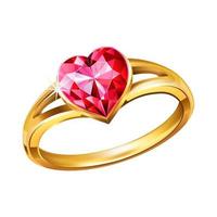 anillo de oro diamante foto