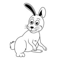 Rabbit Tattoo Illustration vector