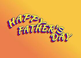 happy national father's day background illustrator. greeting card vector