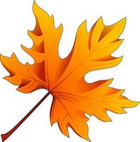 Autumn maple leaf vector illustration. Maple leaf vector for logo, icon, sign, symbol, business, design or decoration. Maple leaf autumn isolated vector