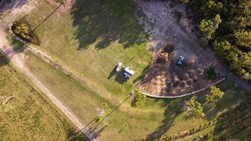 Aerial of farm stay photo