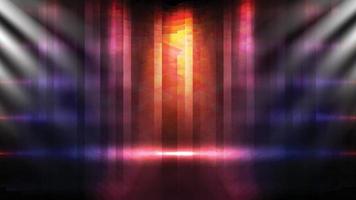 abstract futuristic background of empty stage arena stadium spotlgiht stage background vector