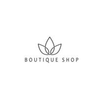 Modern Boutique Shop vector