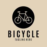 Bicycle vintage logo, icon and symbol, vector illustration design