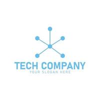 conection network tech company logo vector