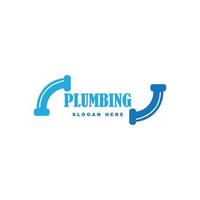 Plumbing logo vector icon