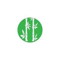 icono de vector de logotipo de bambú