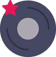 icono plano de vinilo vector