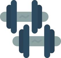 Dumbbell Flat Icon vector