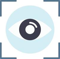 Vision Flat Icon vector