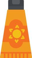 Suncream Flat Icon vector