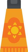 Suncream Flat Icon vector