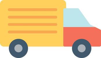 Delivery Truck Flat Icon vector