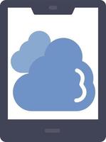 Cloudyweather Flat Icon vector