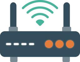 Router Flat Icon vector