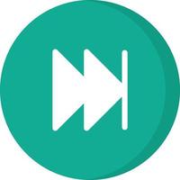 Fast Forward Flat Icon vector