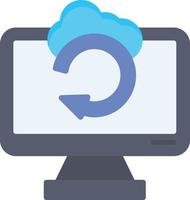 Backup Flat Icon vector