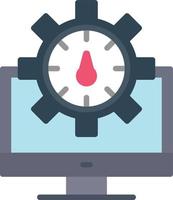 Performance Flat Icon vector