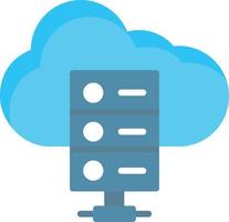 Hosting Flat Icon vector