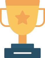 Trophy Flat Icon vector